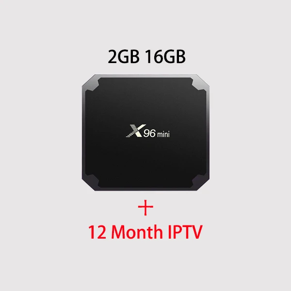 Французский IP tv X96 Мини Android 7,1 Smart tv BOX 2G16G/1G8G с 1300+ NEO tv QHD tv Арабский бельгийский Марокко платный ТВ и VOD телеприставка - Цвет: 2G16G n 1 Year IPTV