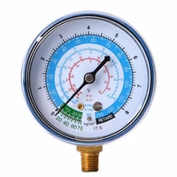 new blue air conditioner for r404 r134a r22 refrigerant low pressure gauge psi kpa