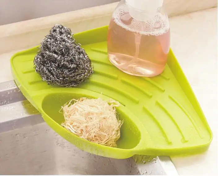 1 Шт. Кухонная Губка Треугольная Рейка С Присоски Слива Стойку