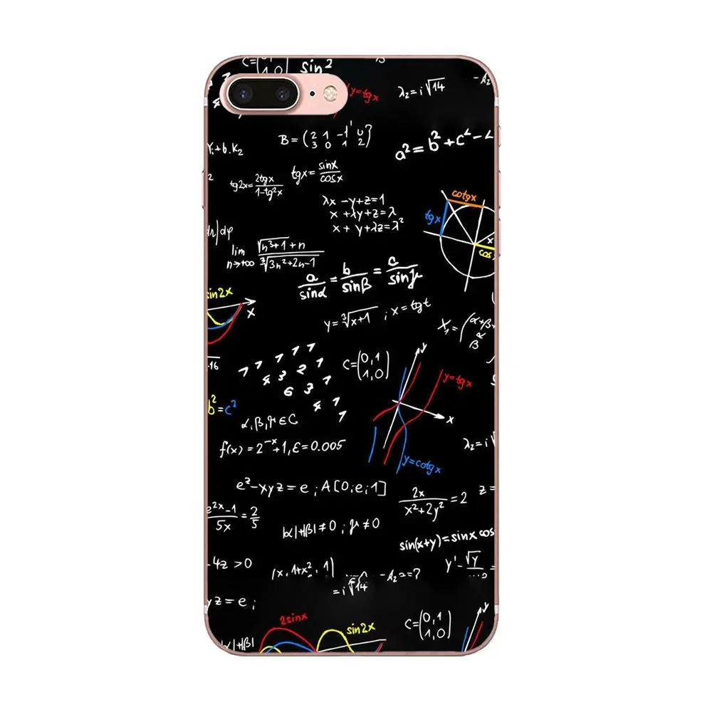 Мягкий рисунок розовый наука Математика Альберт Эйнштейн для Xiaomi Redmi Mi Note 7 8 9 SE Pro