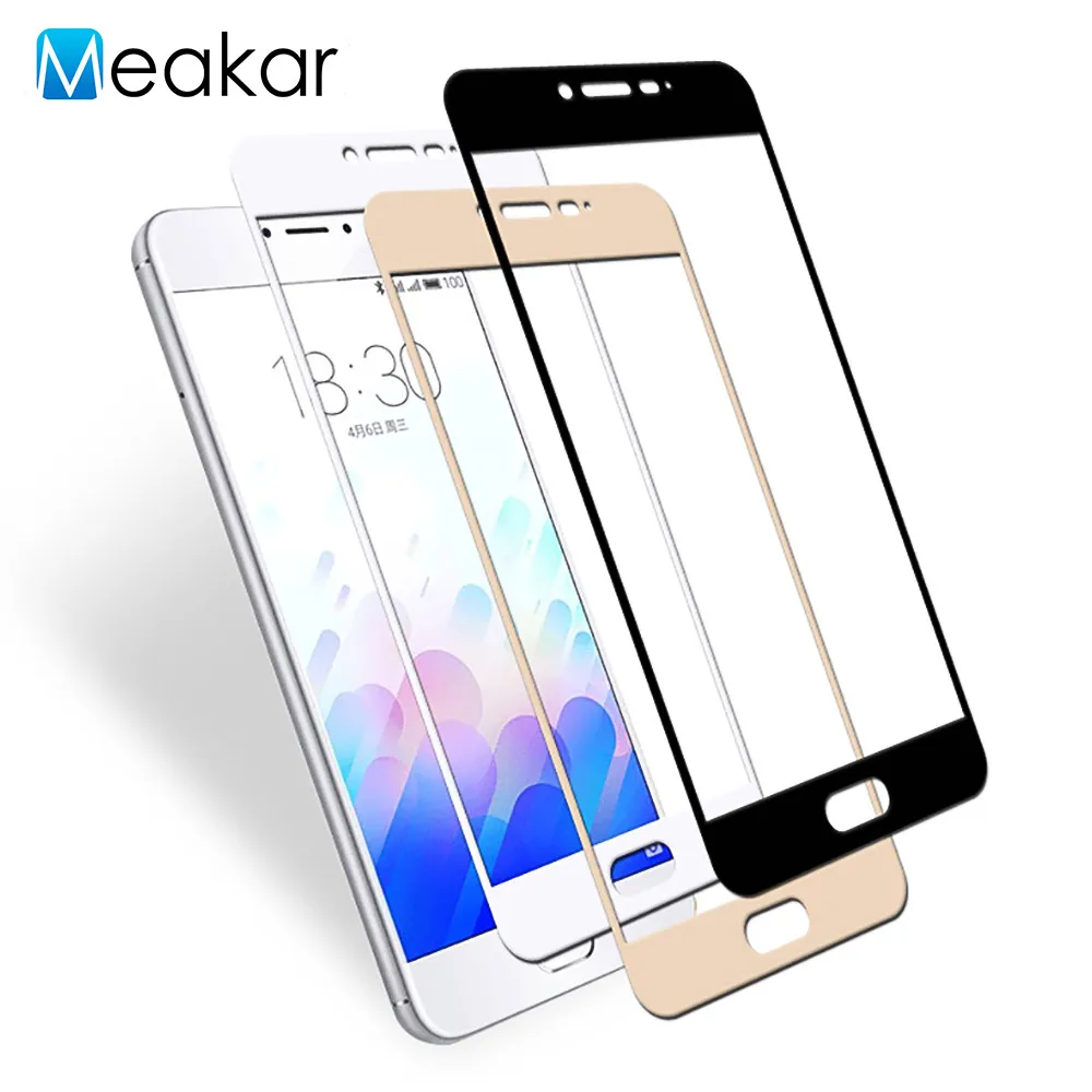 9H 2.5D полное покрытие 5 для Meizu M3 Note закаленное зеркальное телефона M3Note | Мобильные