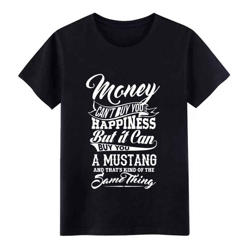 Мужская футболка MUSTANG MONEY and Однотонная с круглым вырезом знаменитая забавная