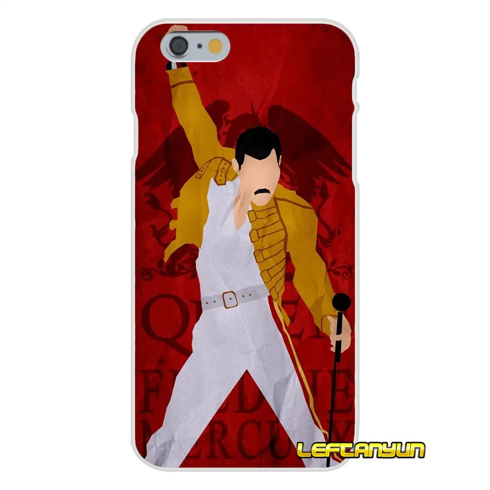 King queen Фредди Меркьюри Группа Тонкий силиконовый чехол для iPhone X 4 4S 5 5S 5C SE 6 S 7 8