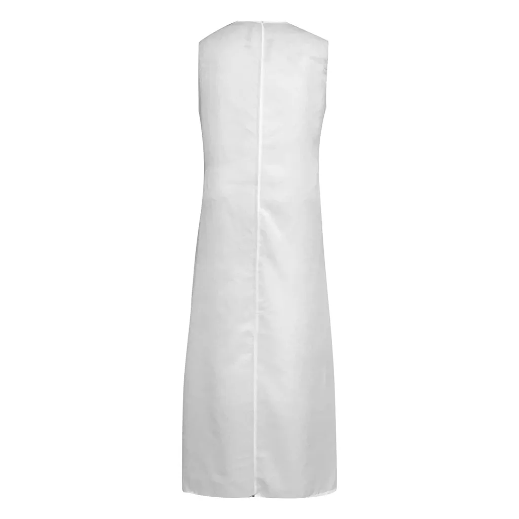 Женское платье летнее Бохо Макси платье без рукавов с v-образным вырезом цветочный принт китайский стиль длинные платья свободные халаты Vestidos плюс