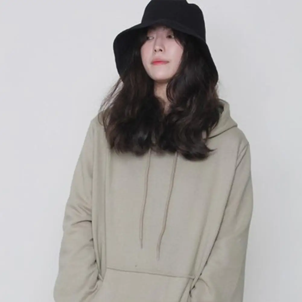 HobbyLane женские летние однотонные дышащие шляпы с большим краем и защитой от