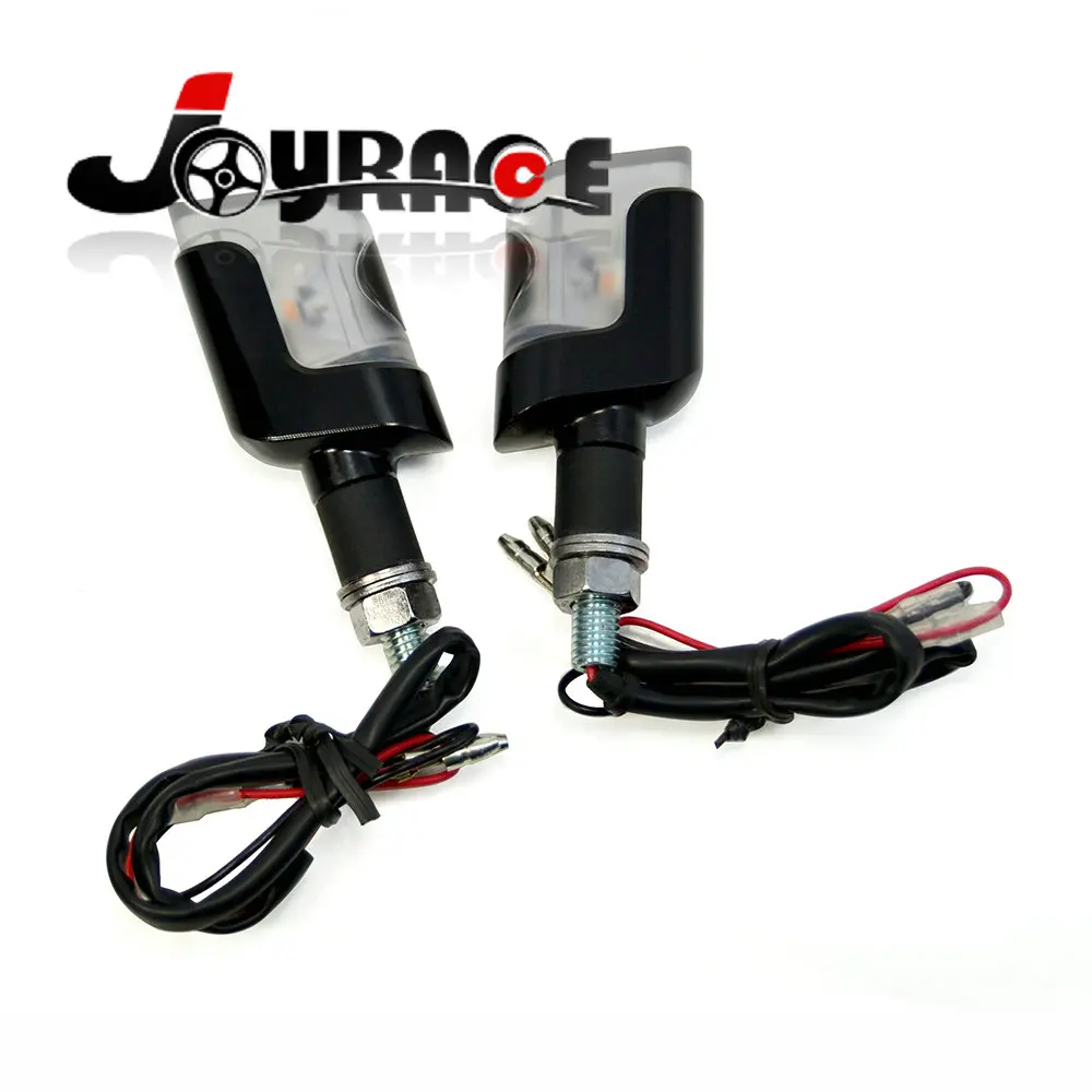 Универсальные светодиодные указатели поворота мотоцикла с ЧПУ для Harley Honda Suzuki