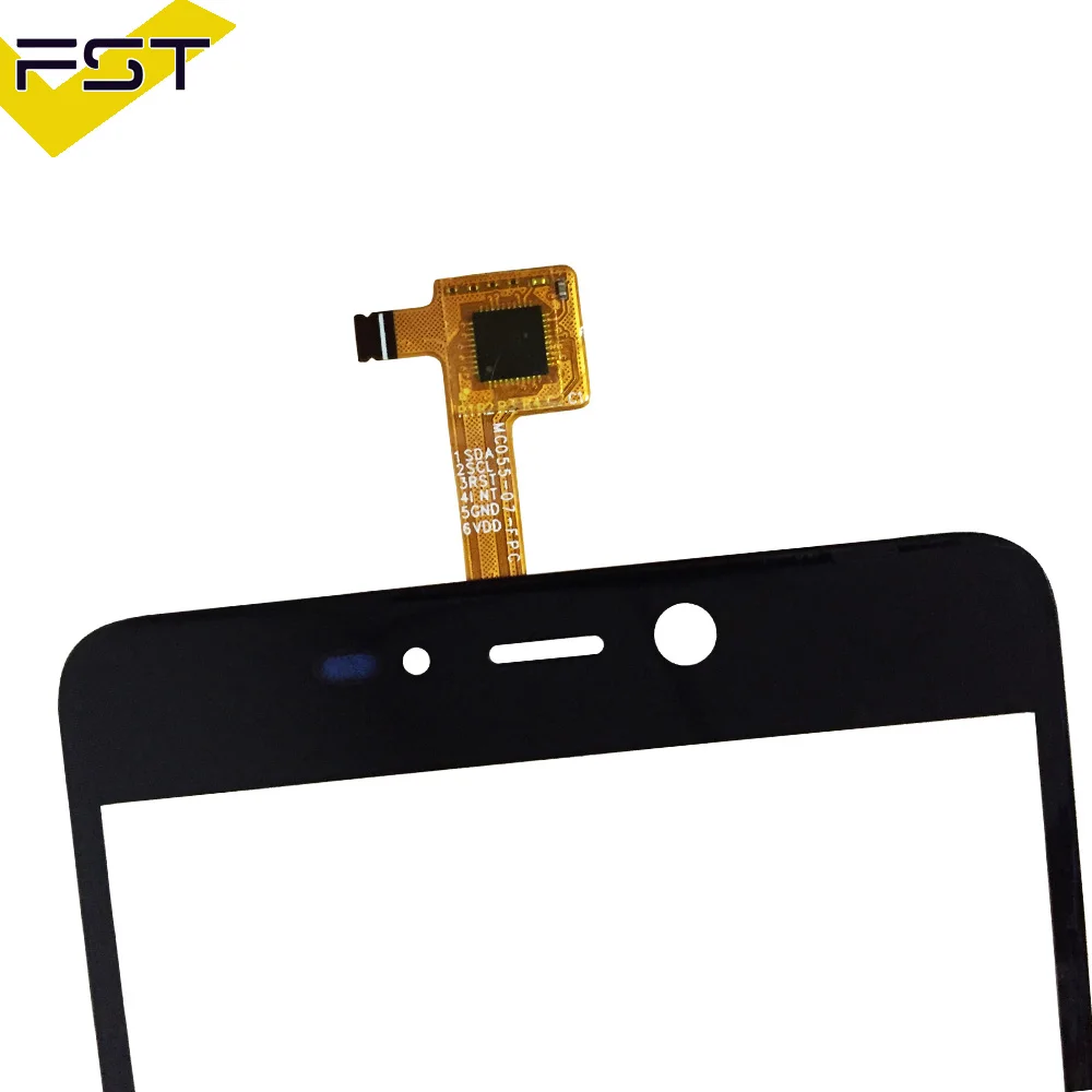 5," черный/белый протестированный сенсорный экран дигитайзер для Leagoo T5 Сенсорная панель передняя стеклянная линза сенсорный экран для Leagoo T5C