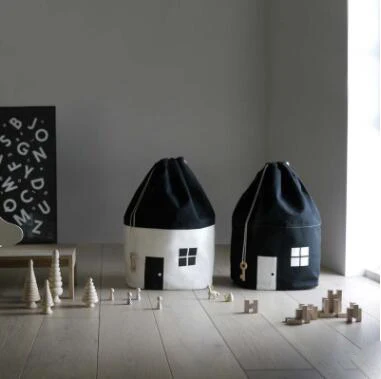 Супер Прекрасный маленький дом сумка для хранения детская корзина игрушек