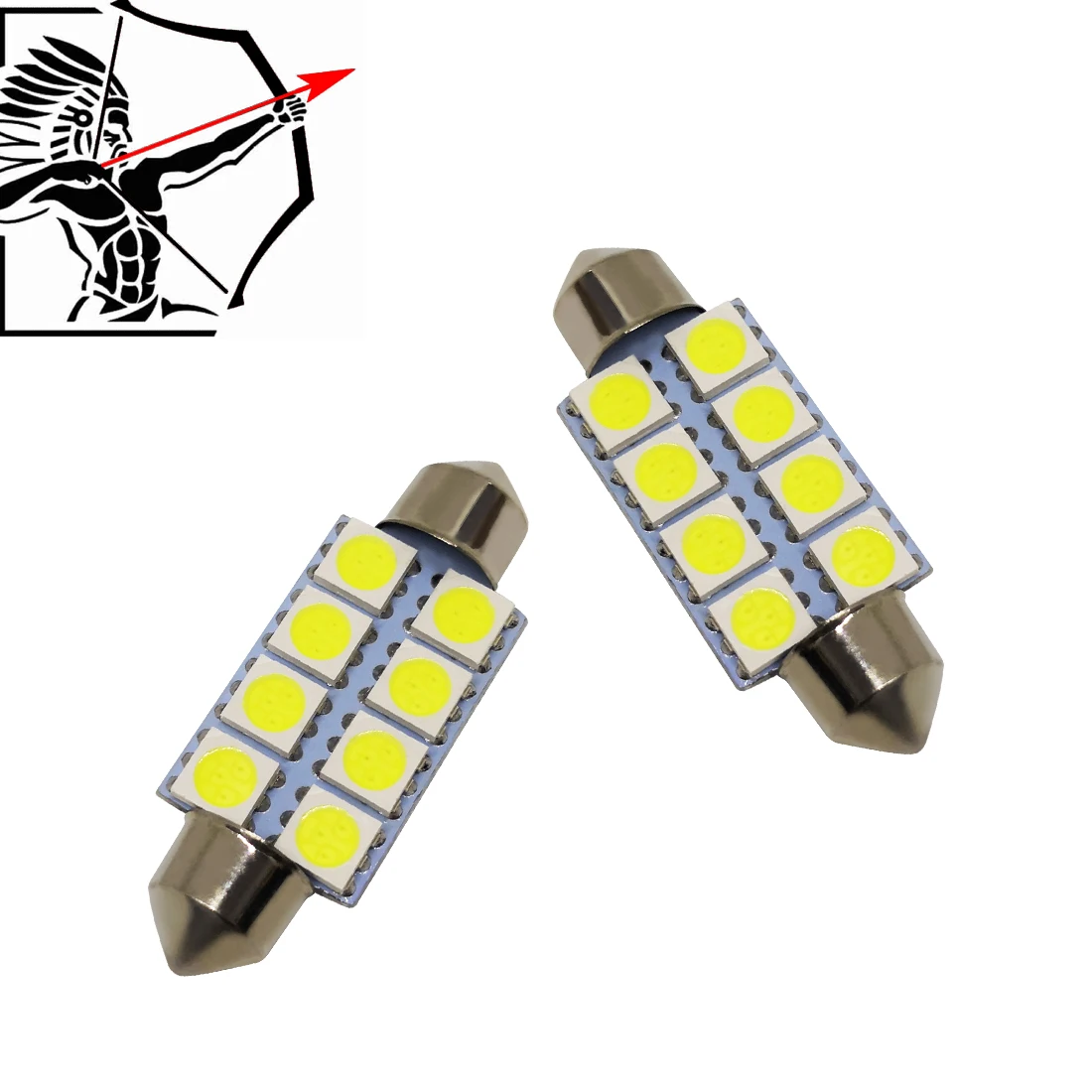 4 шт. идеальный светодиодный автомобильный фестонный 31 мм 41 5050 8SMD 12V C5W
