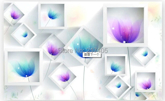 Объемные большие фрески на заказ обои для гостиной фона телевизора спальни