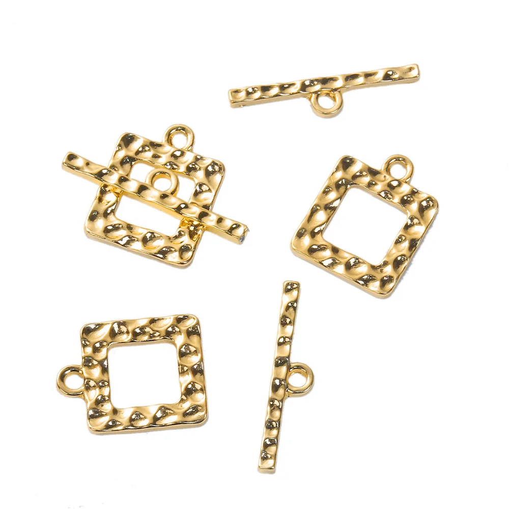 Doreen Box квадратные переключения застежек из сплава и цинка два цвета для