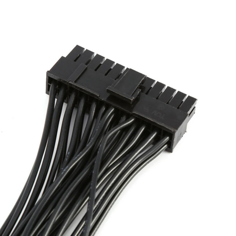ULT-Best блок питания ATX 24 Pin двойной PSU Питание удлинитель Кабель добычи для