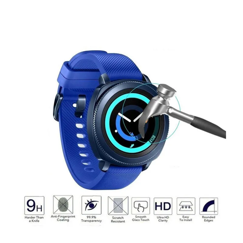 Ультратонкая защитная пленка из закаленного стекла для Samsung Gear Sport SM-R600 Смарт-часы