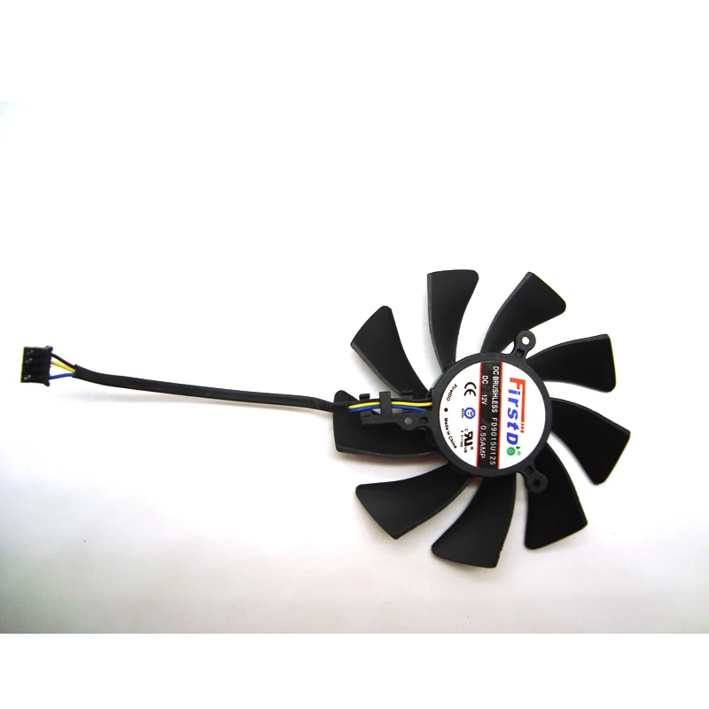 Бесплатная доставка 85 мм FD9015U12S XFX HD7970 4 контактный охлаждающий вентилятор для