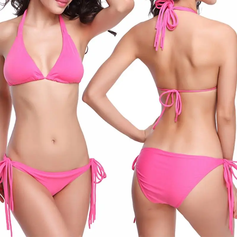 Женский сексуальный комплект бикини из двух частей с кисточками и длинными