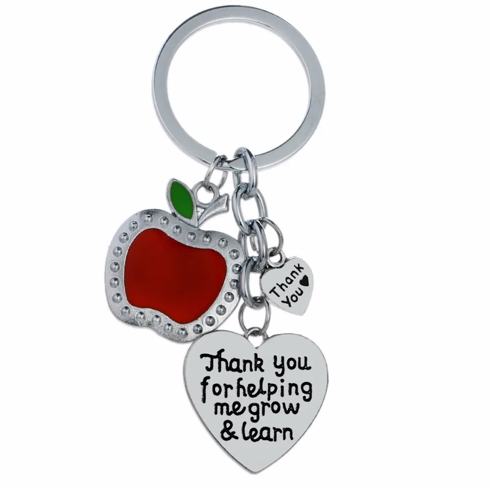 Спасибо за то что помогли мне расти и обучить брелоку брелок с надписью Apple Love