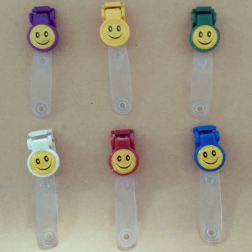 Новый 3000 шт улыбающееся лицо Ремешок ID карты значок держатель катушки с зажимом