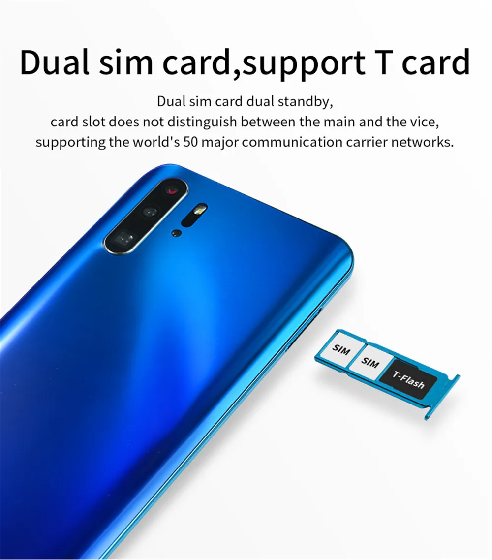 Mate 20 X смартфонов 6 3 экран капли воды Четырехъядерный 4 ГБ ОЗУ 64 Гб ПЗУ 13 МП