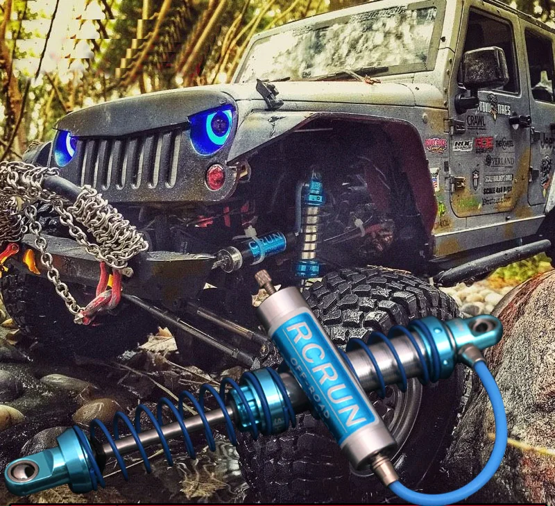 OK98002BL 123 мм Rc Гусеничный внедорожник пиггибэк масляный шок для RC4WDX4|rc crawler|rc crawler
