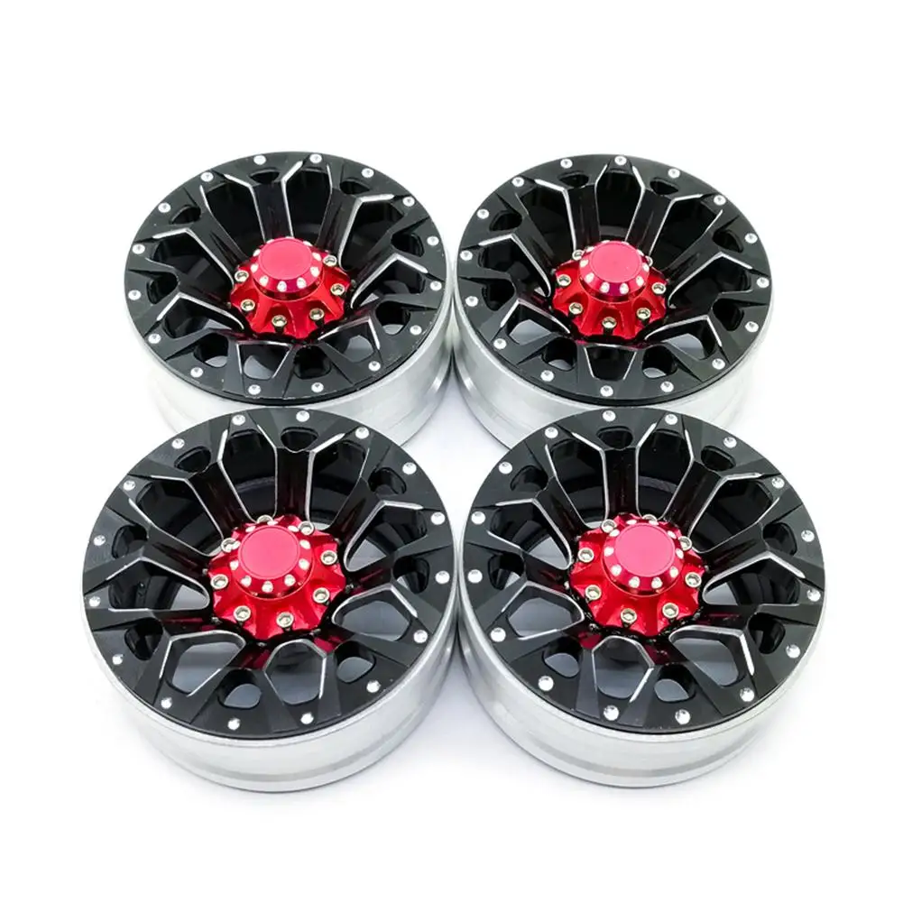 4 шт. 1,9 дюймов RC Рок Гусеничный сплав обод колеса Beadlock для 1:10 Axial SCX10 90034 90035 90044 D90 4WD Traxxas TRX-4 RC части автомобиля