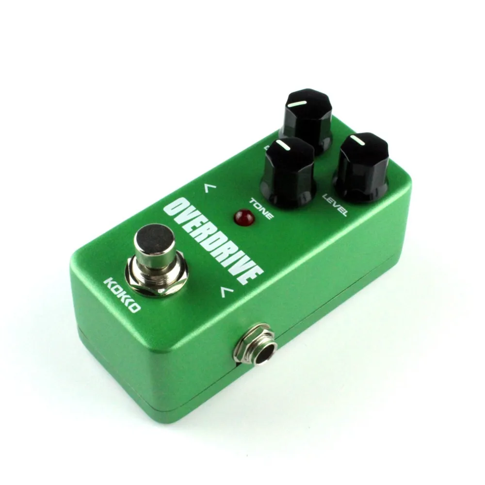 Мини кокко Винтаж Overdrive Гитары педаль эффектов Гитары ra Overdrive Booster высоком Мощность трубки перегрузки Гитары Stompbox FOD3