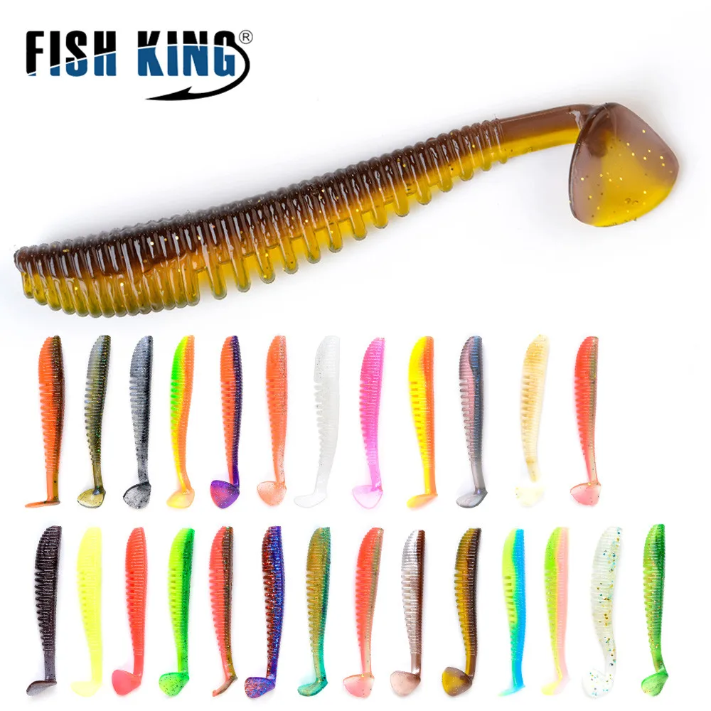 Рыболовные приманки FISH KING 75 мм 100 125 Искусственные воблеры мягкие для ловли карпа