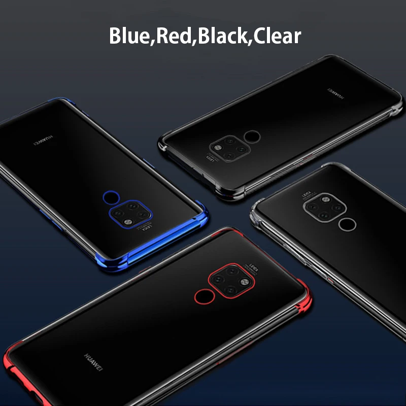 Для Huawei Mate 20 Pro X Чехол прозрачный тонкий против царапин ТПУ чехол для телефона