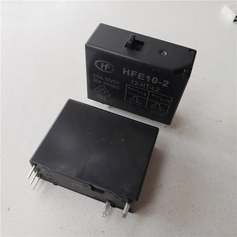 2шт HF реле HFE10 2 12 HT L2 24 277V 50A 5 pin Реле двойная катушка с ручным переключателем|Реле| |