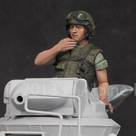 1/35 US танкер войны во Вьетнаме #1 с 2 различными головками набор из смолы солдат GK