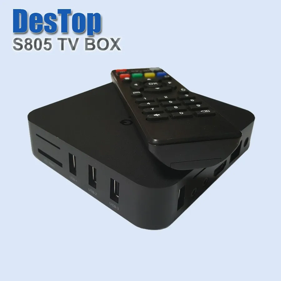 Новинка MX tv BOX Amlogic S805 четырехъядерный Android tv Box Cortex-A5 Mali-450 Android 4.4.2 Smart tv Box EM6Q 1 шт./лот