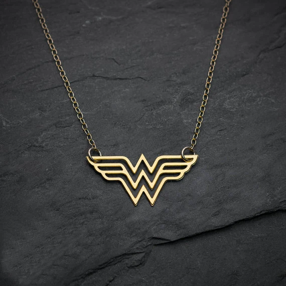 Ожерелье чудо-женщины ювелирные изделия с супергероями из комиксов кулон