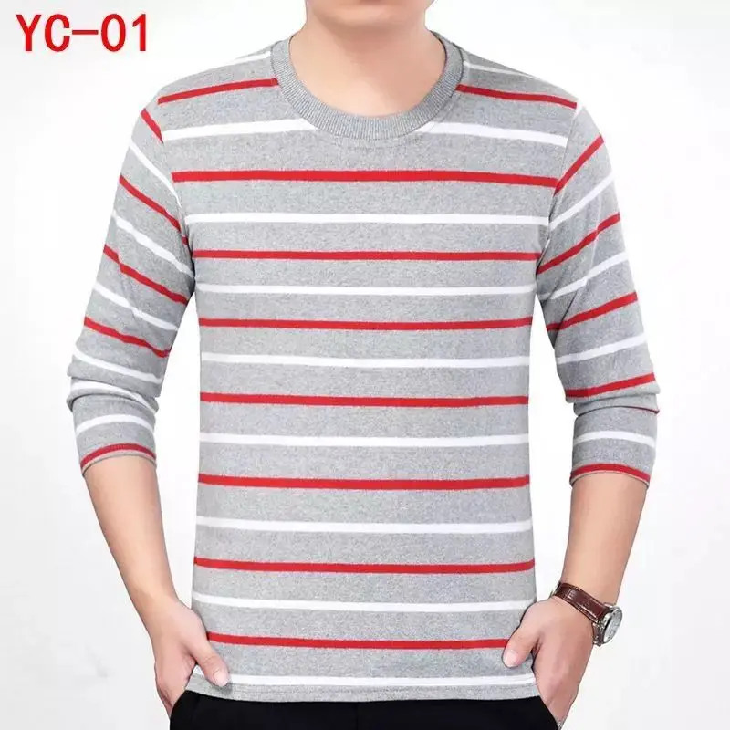 Мужская футболка с длинным рукавом Повседневная тонкая из 100% хлопка 2019|men t-shirt|long