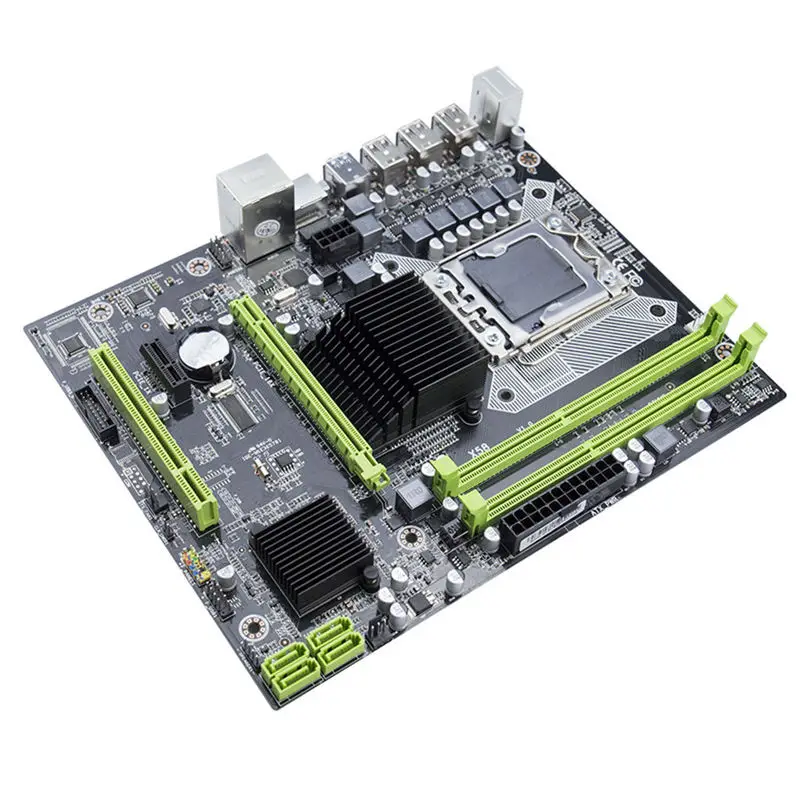 PPYY NEW X58 Lga 1366 Поддержка материнской платы для серверной памяти REG ECC и процессора