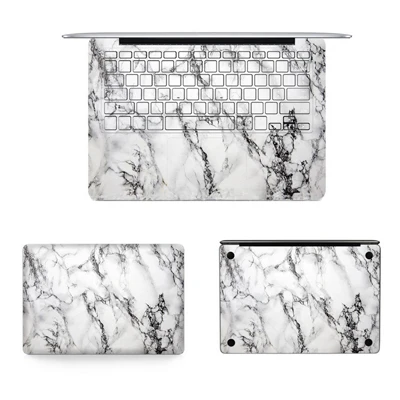 Белая мраморная серия, наклейка для ноутбука s для Macbook Air Pro retina 11 12 13 15, супертонкая защитная наклейка для ноутбука всего тела - Цвет: Option 4