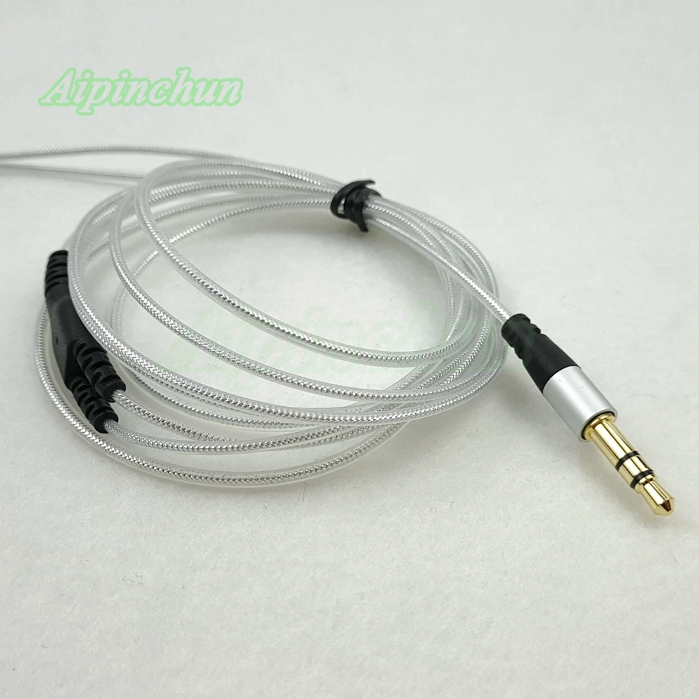 

Aipinchun 3,5 мм 3-полюсный разъем типа DIY для наушников аудио кабель для ремонта наушников Замена провода шнур Серебряный цвет