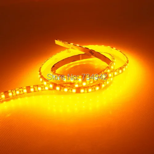 Waterproof-IP65 5 метров DC 12 V SMD3528 гибкий светодиодный полосы 600 s 8 мм PCB черный фон белый