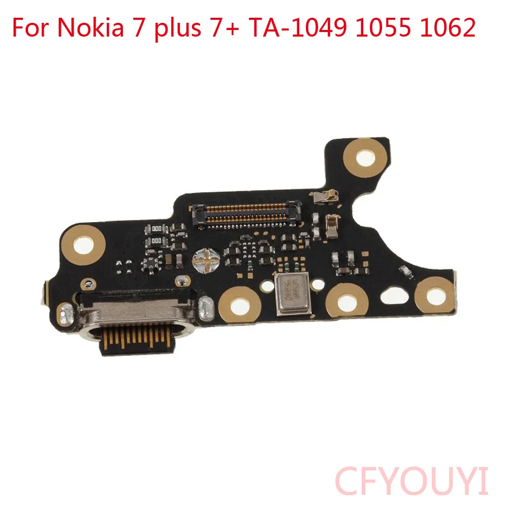 

5pcs/lot For Nokia 7 plus 7+ TA-1049 1055 1062 USB Charging Port Dock Connector Board Flex Cable Part