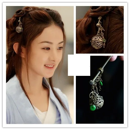 bell stick 1pc A Чжао Лиин розовый шифон кружева костюм Hanfu Фея Для женщин костюм для новейших ТВ играть принцесса агентов Легенда ChuQiao актриса - Цвет: bell stick 1pc A