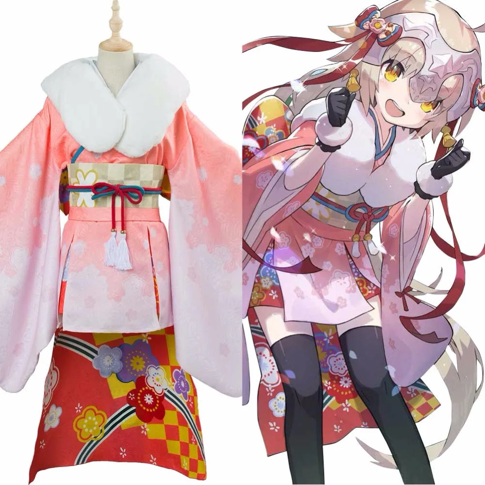 На заказ FGO Fate Grand Order Косплей Жанна д 'Арк альтер Санта-Лилия костюм Новогоднее