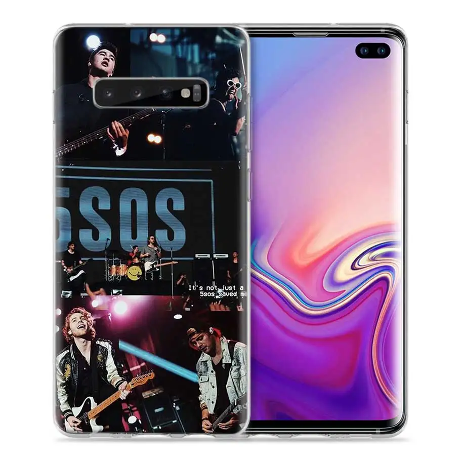 5 Seconds Of Summer 5SOS чехол для Samsung Galaxy S8 S9 S10 5G S10e S7 Note 8, 9, 10, J4 J6 плюс J5 J8 J3 силиконовый чехол для телефона