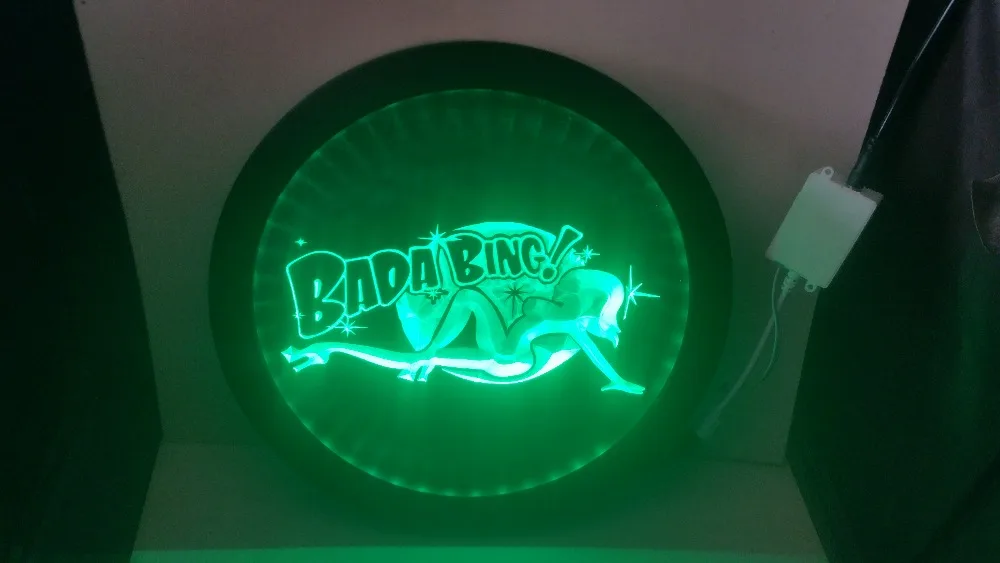 Bada Bing сексуальная обнаженная девушка экзотический RGB светодиодный многоцветный