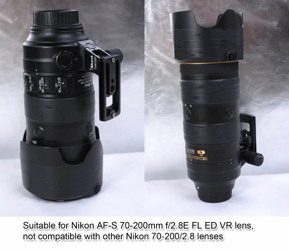 Адаптер iShoot для штатива объектива Nikon AF S 70 200 мм f/2.8E FL ED VR NikonAF 500 f/5.6E PF VR|Моноподы| |