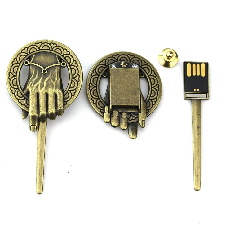 Игра престолов дом Старк диревольф голова USB флэш накопитель 8 ГБ Магнит набор