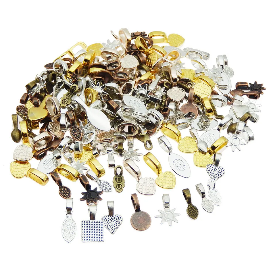 100 шт. разных цветов стильные овальные ювелирные изделия сделай сам клей на