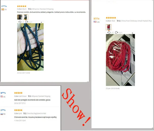 LINSOIR 5 м/лот 6 мм круглые плетеные кожаные шнуры из искусственной кожи Cordon Cuir для браслета и ожерелья DIY Изготовление ювелирных изделий F2023