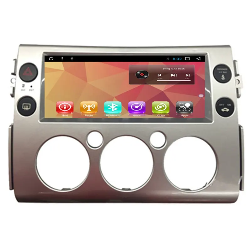 10,2" Android автомобильный мультимедийный Стерео gps навигатор DVD для Toyota FJ Cruiser 2007 2008 2009 2010 2011 2012 2013