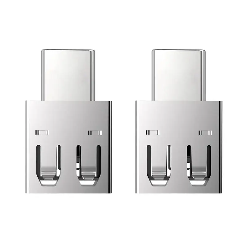2 шт. интерфейс type C адаптер USB штекер USB2.0 Женский OTG конвертер LSMK99| |