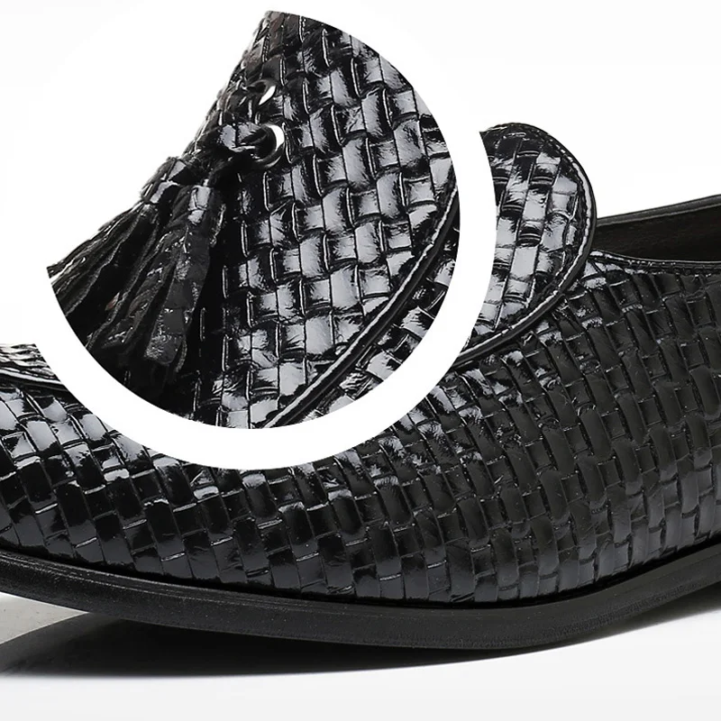 ZERO MORE Mens Casual Shoes Hot Sale Fashion Fringe Weave Men 2018 Slip On Tassel Loafers Male Breathable | Обувь