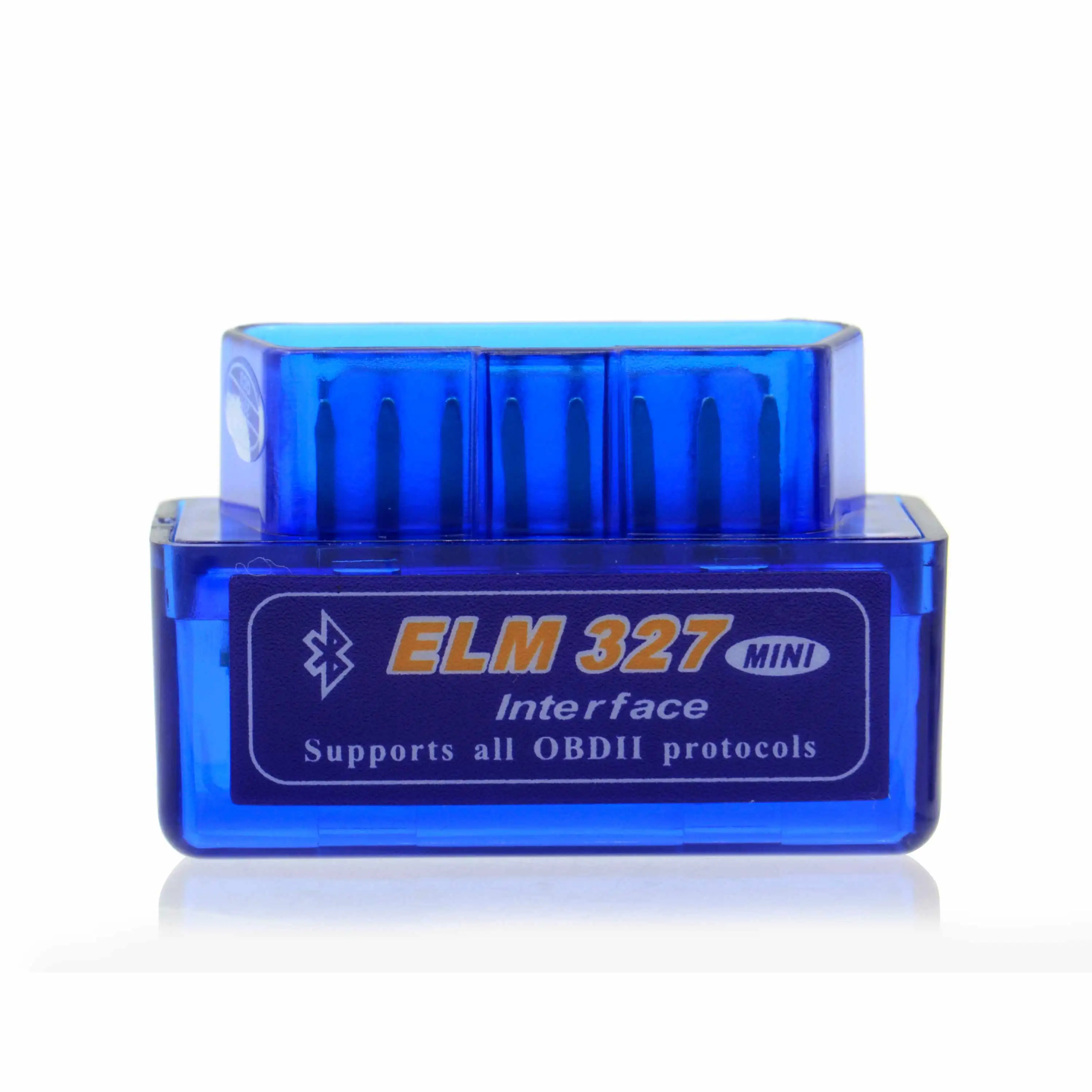 V2.1 blue obd2 V2.1 ELM327 Bluetooth V2.1 автоматический считыватель кодов Супер Мини ELM 327 работает для Android Symbian FW V2.1 - Цвет: V2.1 blue