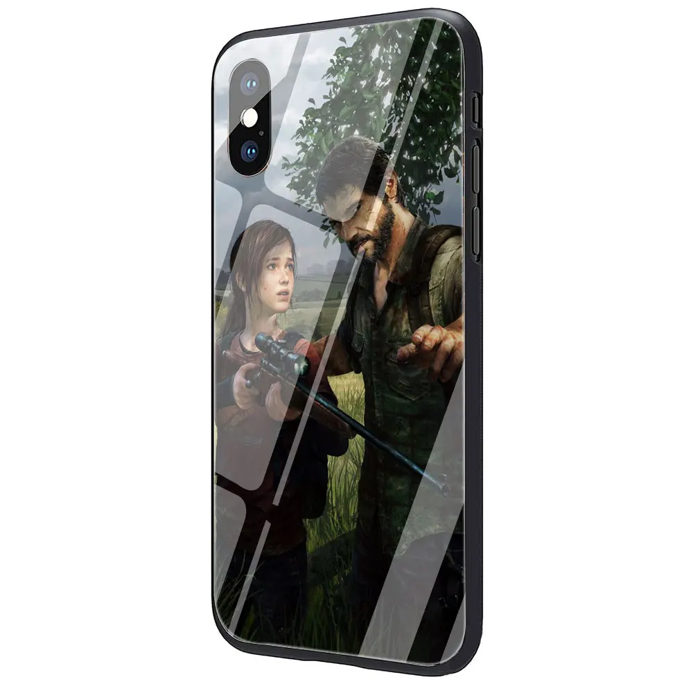 G1 Последний из США игра из закаленного стекла ТПУ черный чехол для iPhone X или 10 8 7 6 6S Plus Xr Xs Max - Цвет: G1